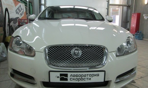 Чип-тюнинг с отключением и удалением сажевого фильтра на Jaguar XF 3.0d AT 275hp 2009 года выпуска