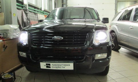 Чип-тюнинг под ГБО для Ford Explorer 4.6 AT 296hp 2006 года выпуска