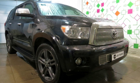 Чип-тюнинг с отключением катализаторов на Toyota Sequoia 5.7 AT V8 386hp 2008 года выпуска 