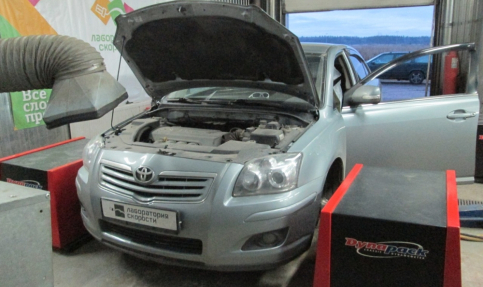 Чип-тюнинг Toyota Avensis 1.8i 129hp MT 2007 года выпуска