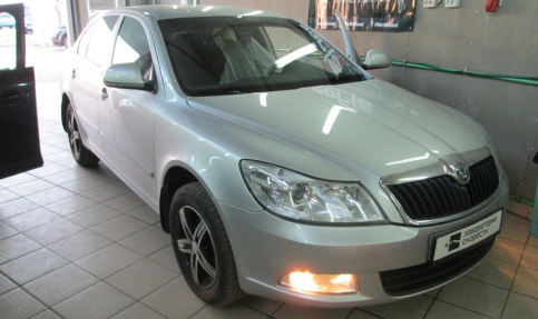 Чип-тюнинг с отключением катализаторов на  Skoda Octavia II 1.6 102hp MT 2011 года выпуска